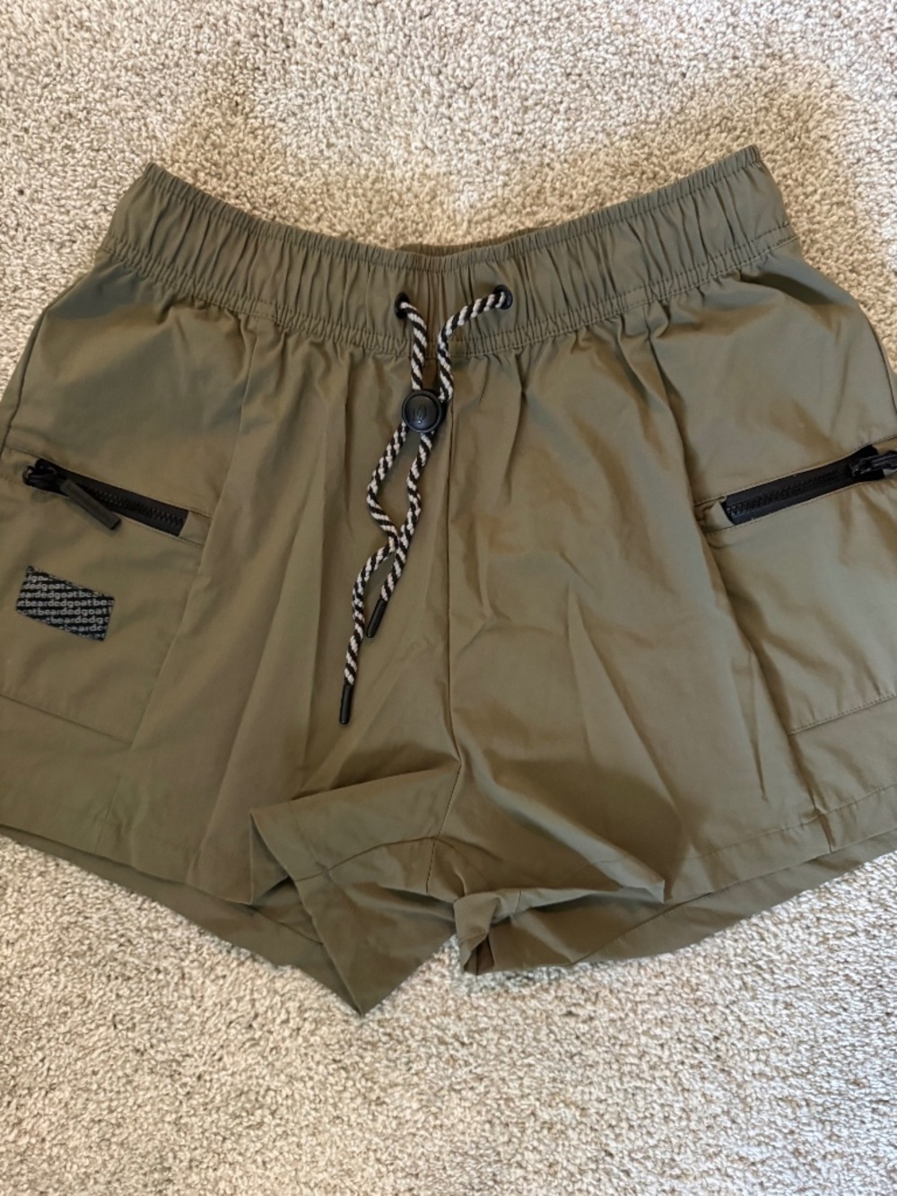 Bearded Goat womens summit shorts with draw string